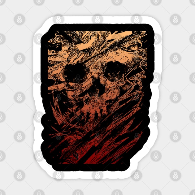 spine chilling skull Sticker by barmalisiRTB